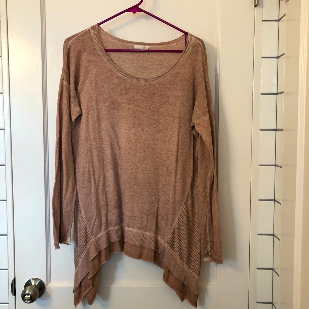 Prana dusty rose lounge sweater
